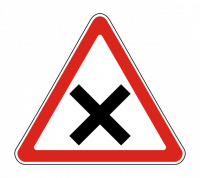 Знак 1.6 Пересечение равнозначных дорог