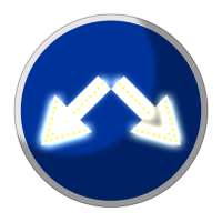 Светодиодный, активный знак 4.2.3 Д=700мм (на круге)