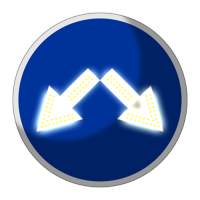 Светодиодный, активный знак 4.2.3 Д=900мм (на круге)