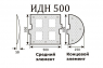 ИДН 500мм, концевая часть